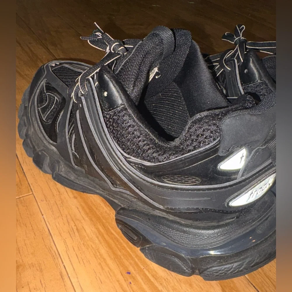 Balenciaga Black Triple S-Style Chunky Sneakers